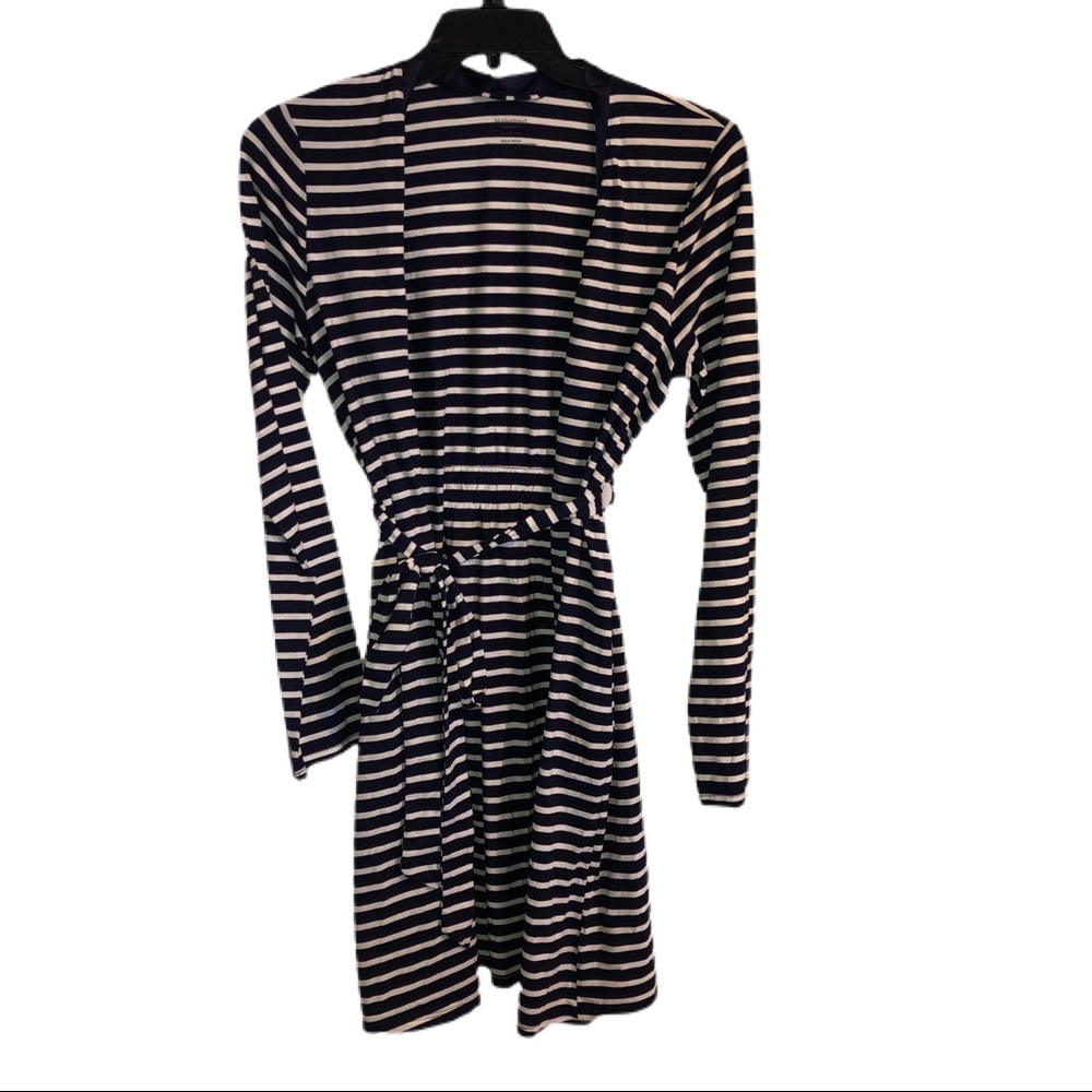 3 for $20- Motherhood Maternity Stripe Duster - Picture 1 of 4